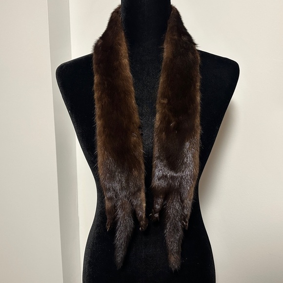 Vintage Genuine Mink Scarf - Picture 2 of 7